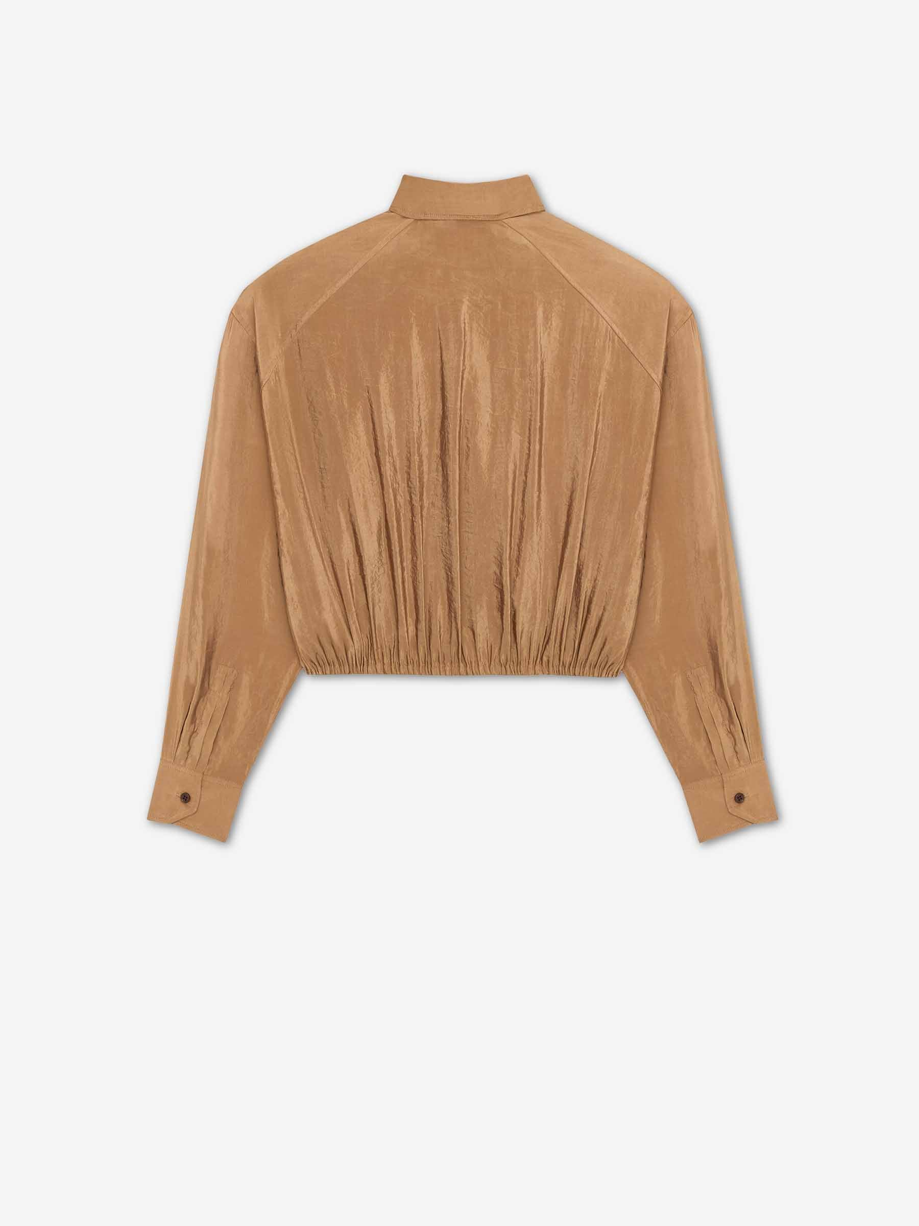 Saint Laurent Mujer Barcelona Blusa Lavalliére color Camel sku 701-002368 01 - Foto 2