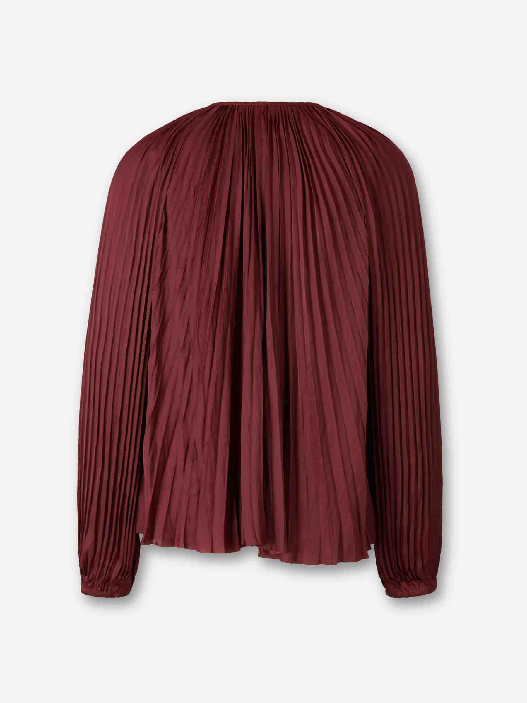 Ulla Johnson Mujer Barcelona Blusa Electra color Burdeos sku 701-002373 00 - Foto 2