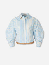 Simkhai Mujer Barcelona Camisa Cropped Listada color Multicolor sku 701-002374 01 - Foto 1