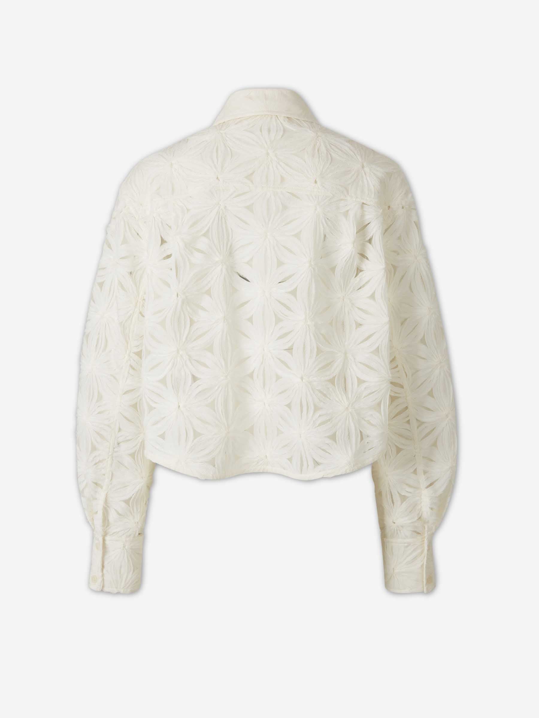 Simkhai Mujer Barcelona Blusa Floral Anders color Blanco sku 701-002375 01 - Foto 2