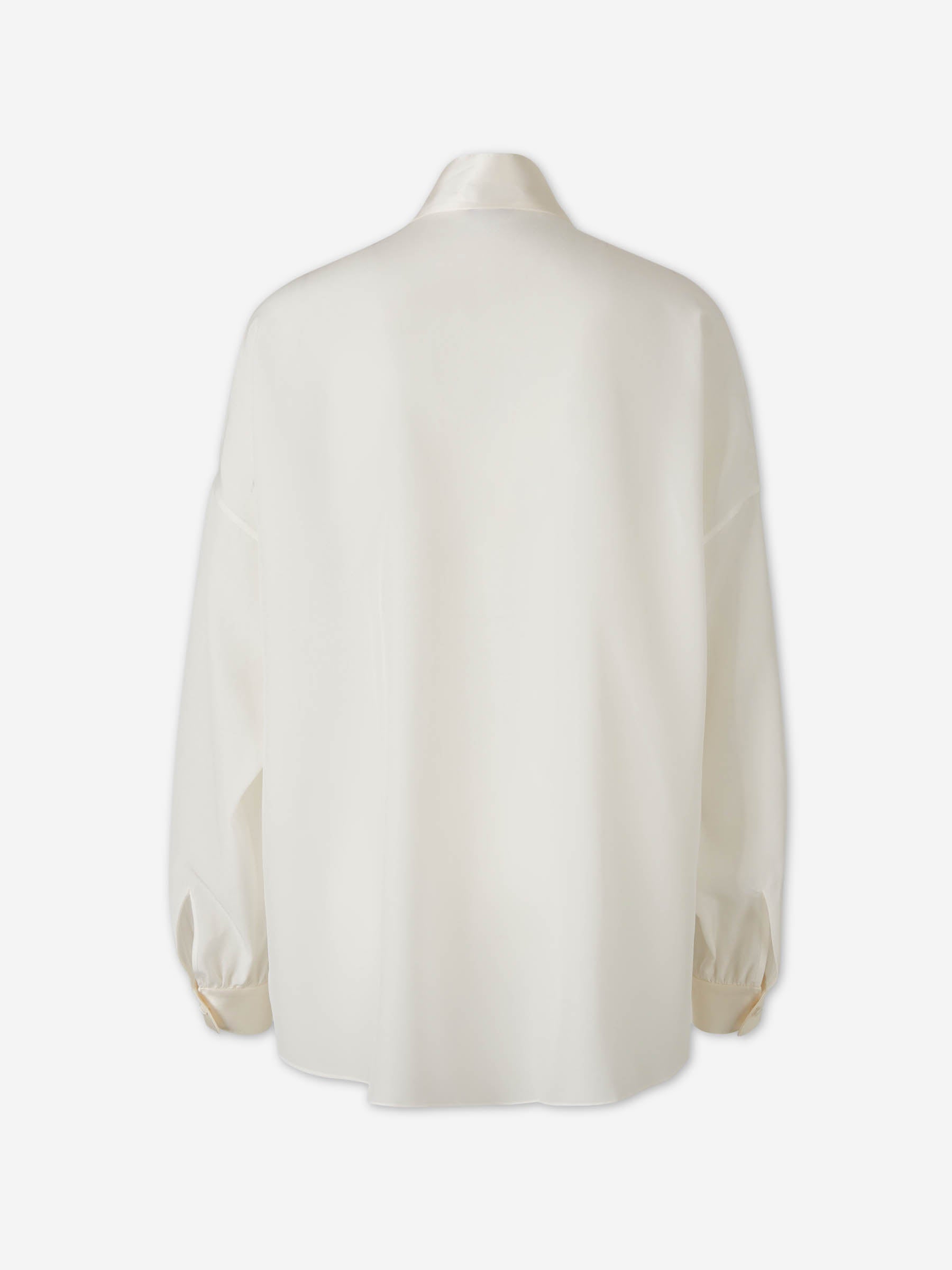 Tom Ford Mujer Barcelona Blusa Lisa Lazo color Blanco sku 701-002379 01 - Foto 2