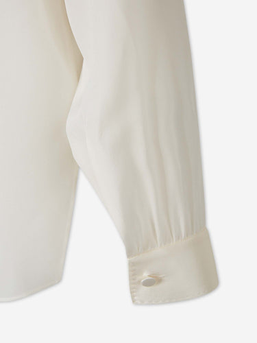 Tom Ford Mujer Barcelona Blusa Lisa Lazo color Blanco sku 701-002379 01 - Foto 4