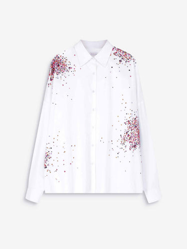 Dries Van Noten Mujer Barcelona Camisa Cocoon Oversized color Blanco sku 701-002382 01 - Foto 1