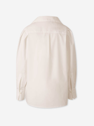 Altuzarra Mujer Barcelona Blusa Lisa Algodón color Blanco sku 701-002392 01 - Foto 2