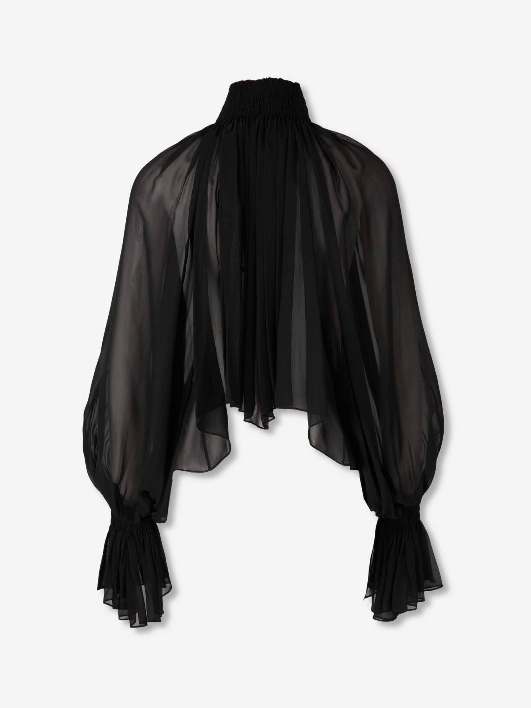 Khaite Mujer Barcelona Blusa Durer color Negro sku 701-002393 01 - Foto 2