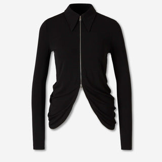 Alexander Wang Mujer Barcelona Camisa Drapeada Cremallera color Negro sku 701-002395 01 - Foto 1