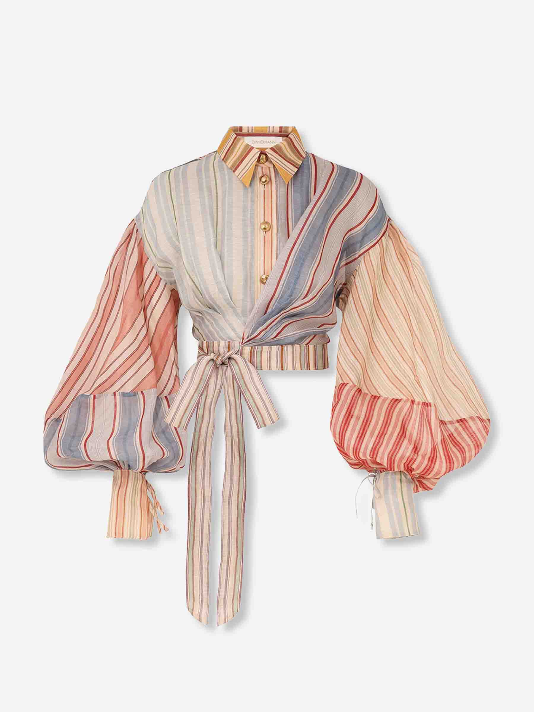 Zimmermann Mujer Barcelona Blusa Listada Rebellion color Multicolor sku 701-002398 00 - Foto 1