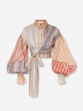 Zimmermann Mujer Barcelona Blusa Listada Rebellion color Multicolor sku 701-002398 00 - Foto 1