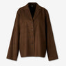 TOTEME Mujer Barcelona Blusa Franela Monograma color Marrón Oscuro sku 701-002403 01 - Foto 1