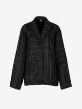 TOTEME Mujer Barcelona Blusa Seda Monograma color Negro sku 701-002404 01 - Foto 1