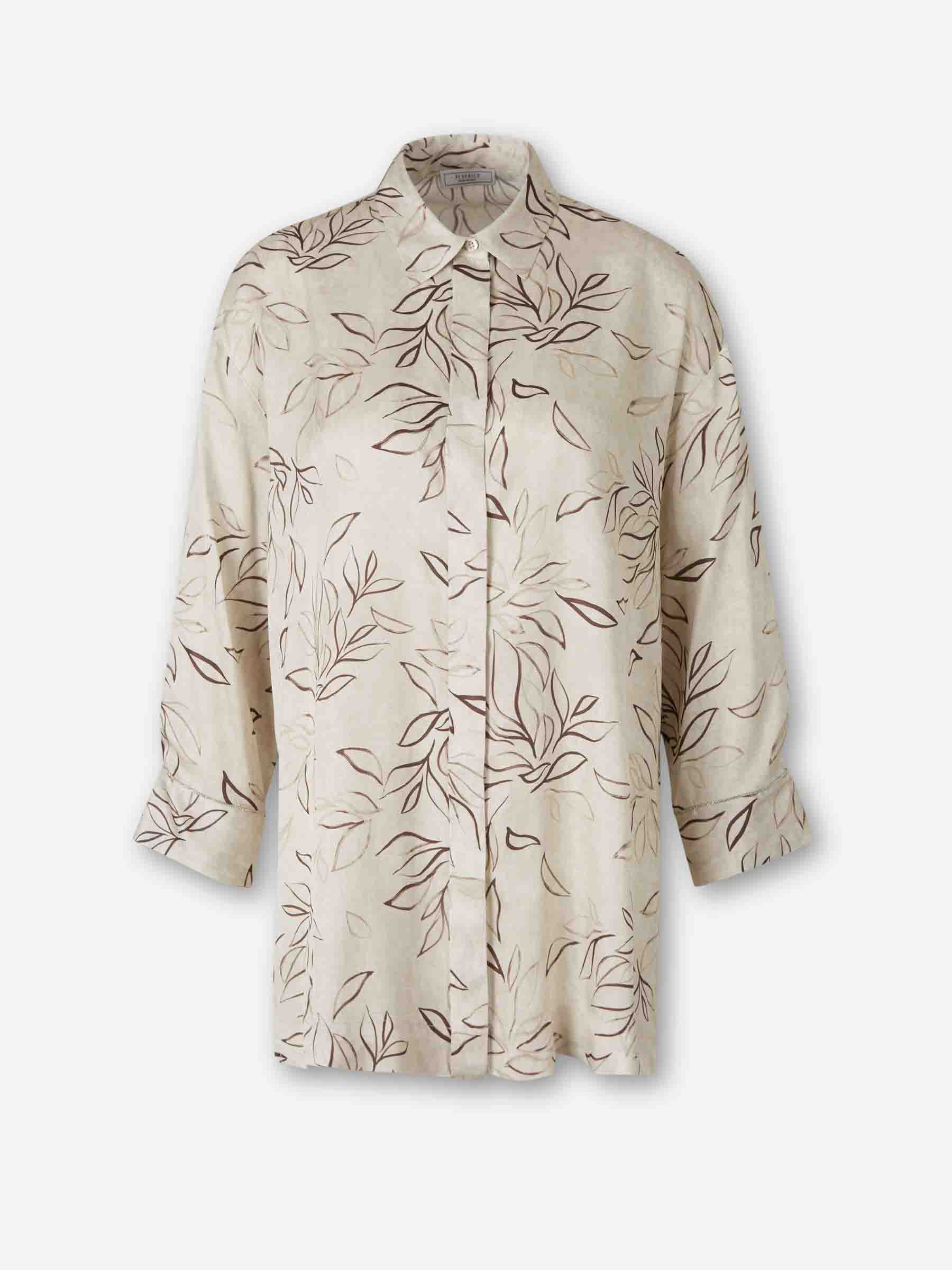 Printed Satin Shirt