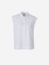 Peserico Mujer Barcelona Blusa Lisa Algodón color Blanco sku 701-002406 01 - Foto 1