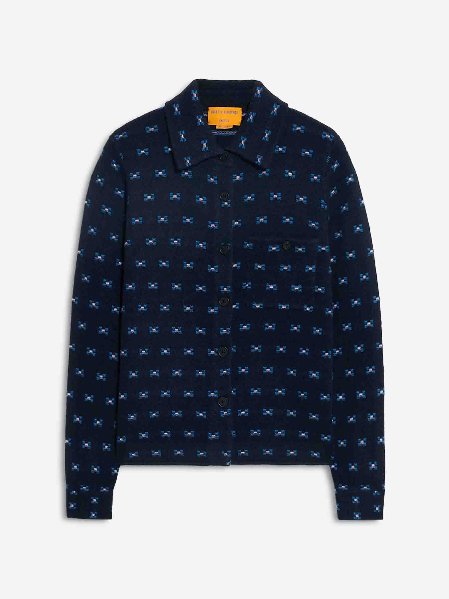 Guest in Residence Mujer Barcelona Cárdigan Dylan Tweed color Azul Noche sku 701-002415 01 - Foto 1