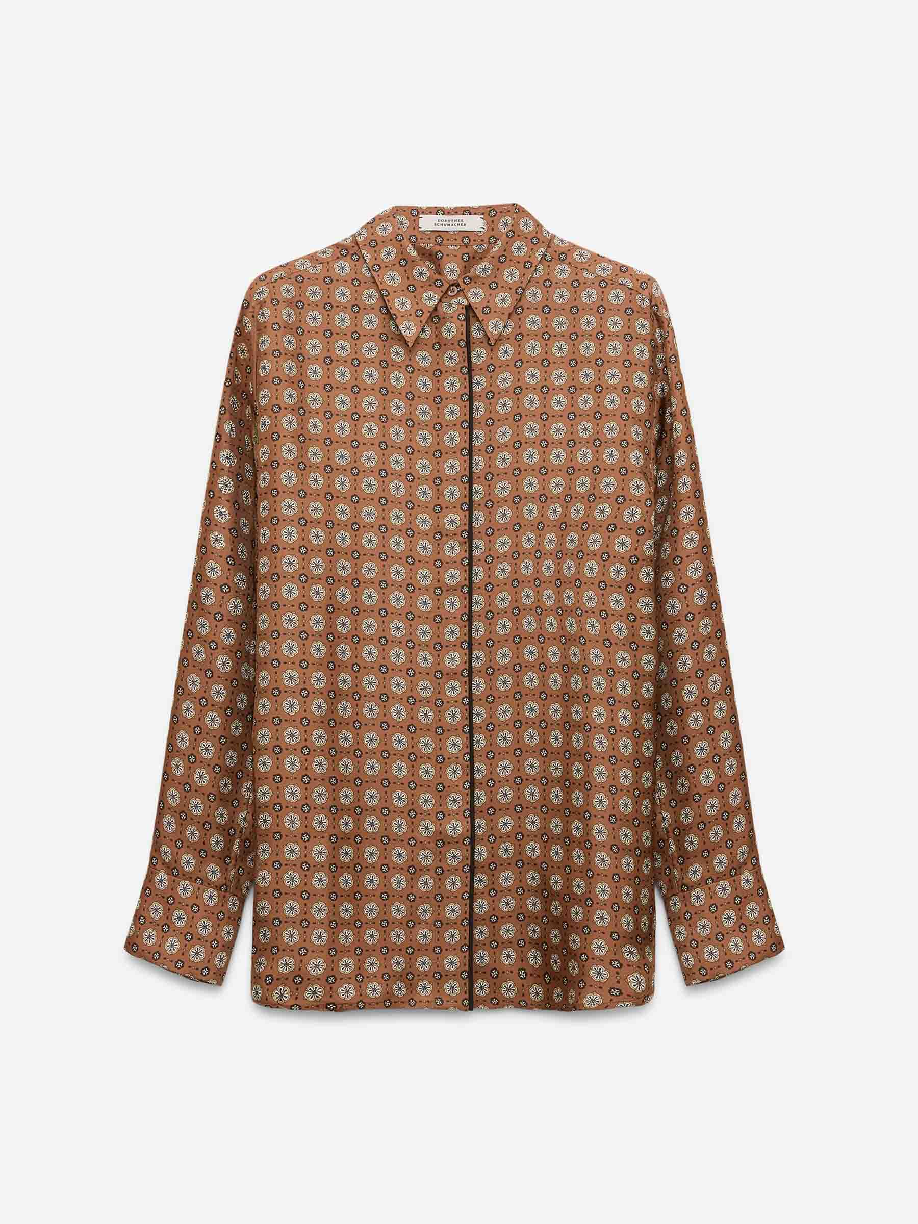 Dorothee Schumacher Mujer Barcelona Blusa Estampada color Caramelo sku 701-002416 01 - Foto 1