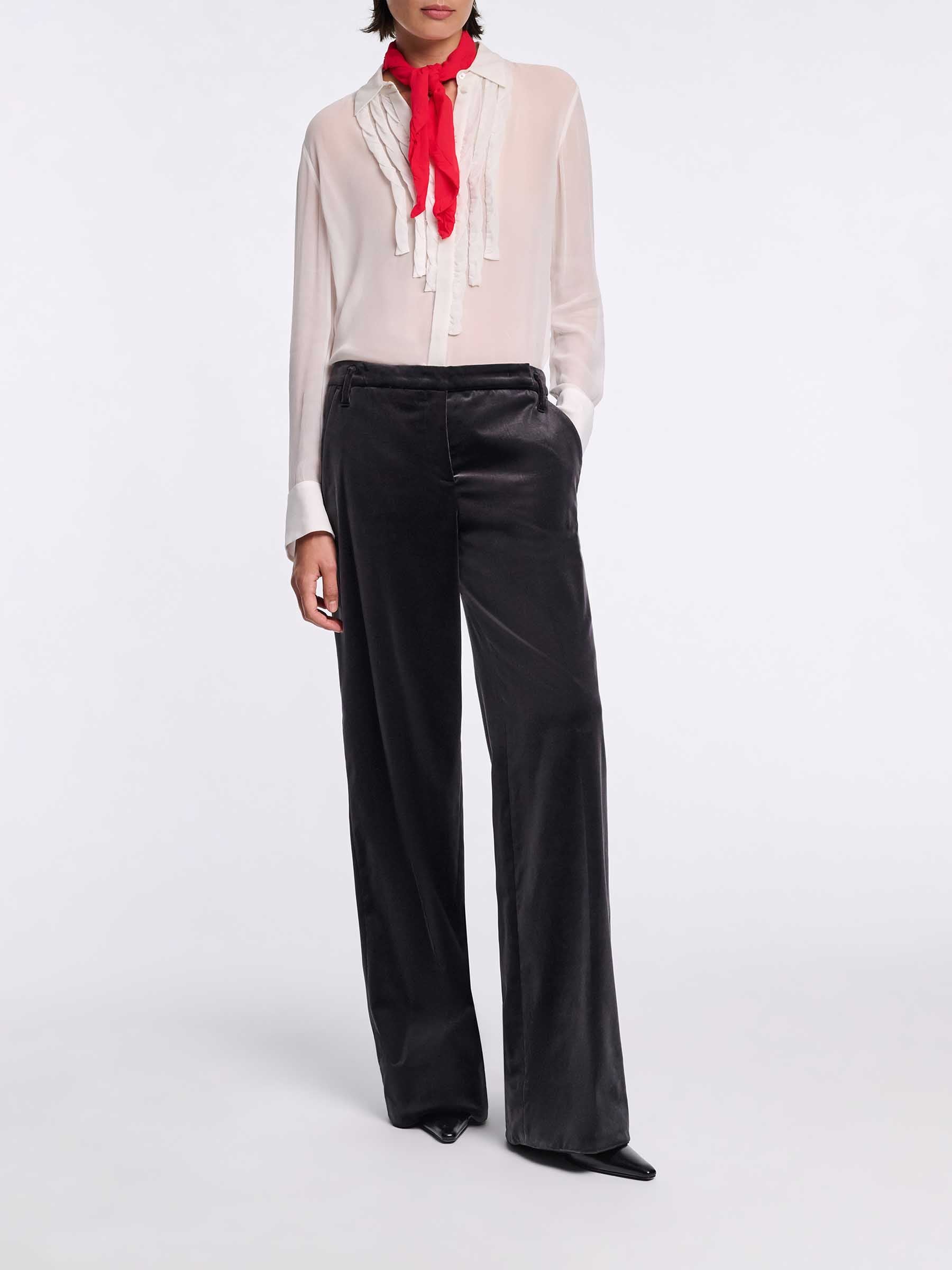 Dorothee Schumacher Mujer Barcelona Blusa Georgette color Blanco sku 701-002417 01 - Foto 2