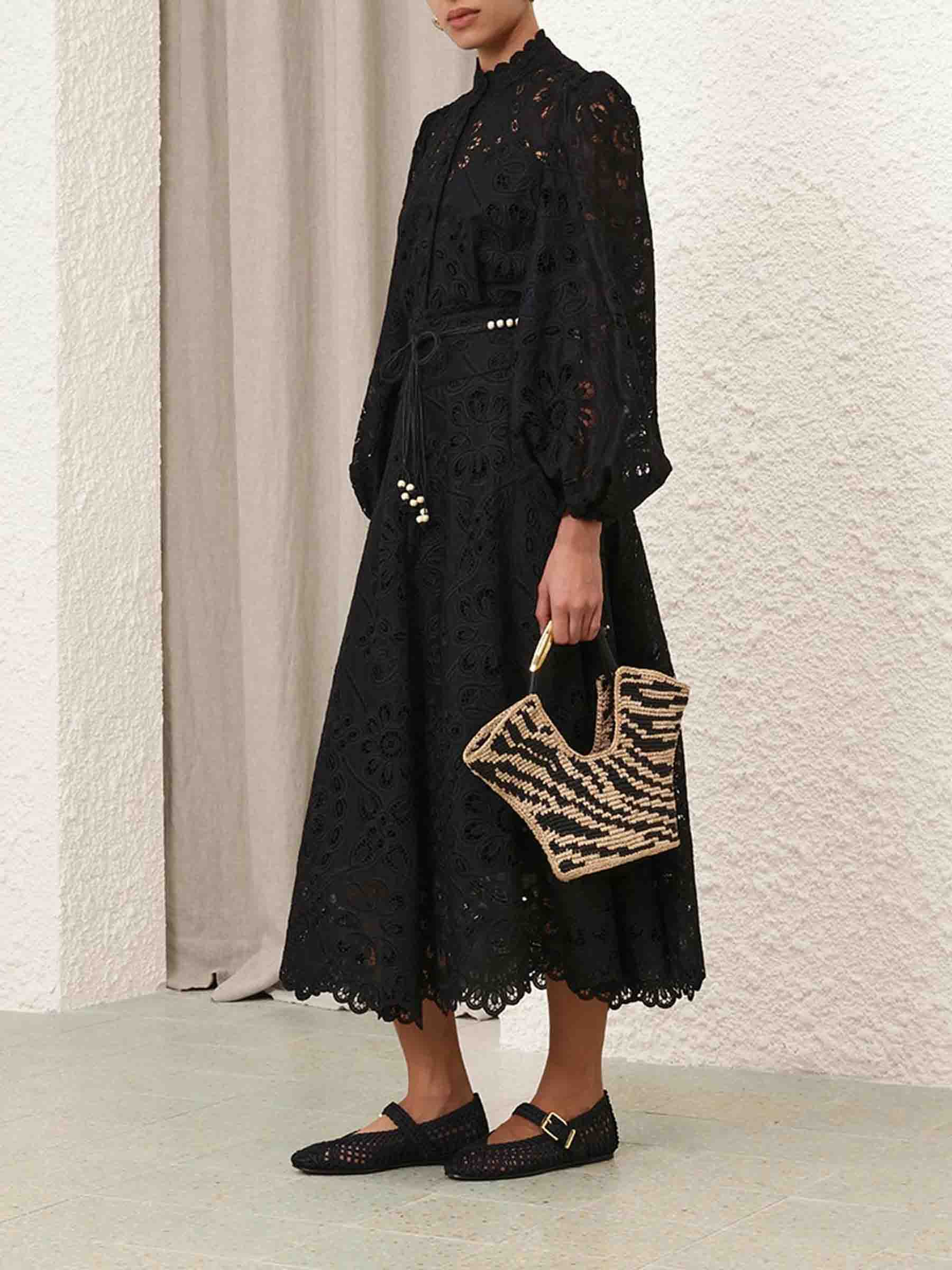 Zimmermann Mujer Barcelona Blusa Bordada Rhiannon color Negro sku 701-002427 01 - Foto 2