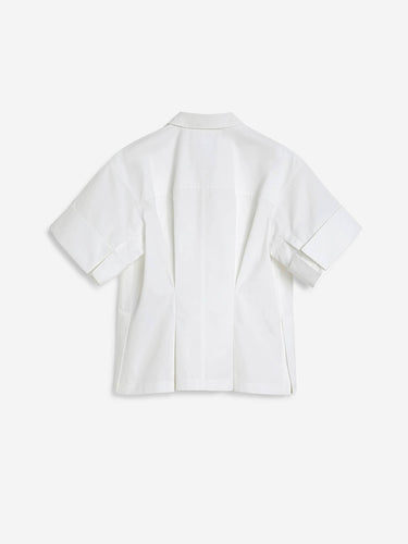 Jil Sander Mujer Barcelona Camisa Lisa color Blanco sku 701-002428 01 - Foto 3