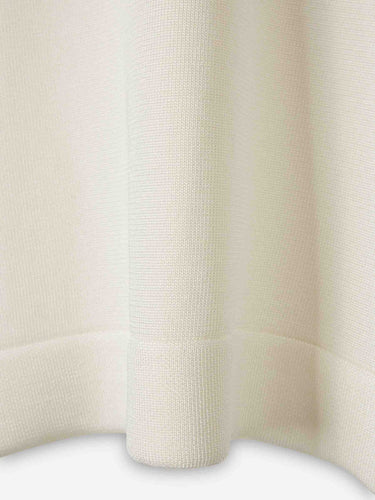 Jil Sander Mujer Barcelona Polo Punto Botón color Marfil sku 701-002430 01 - Foto 4