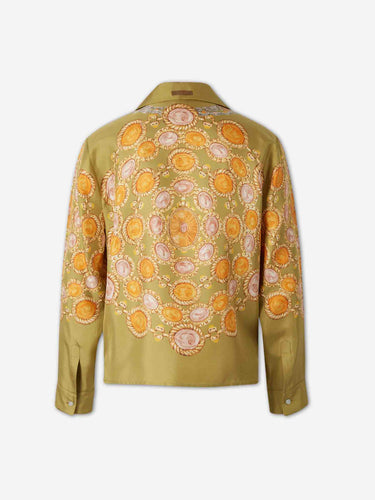 Versace Mujer Barcelona Camisa Estampada Seda color Multicolor sku 701-002431 01 - Foto 2