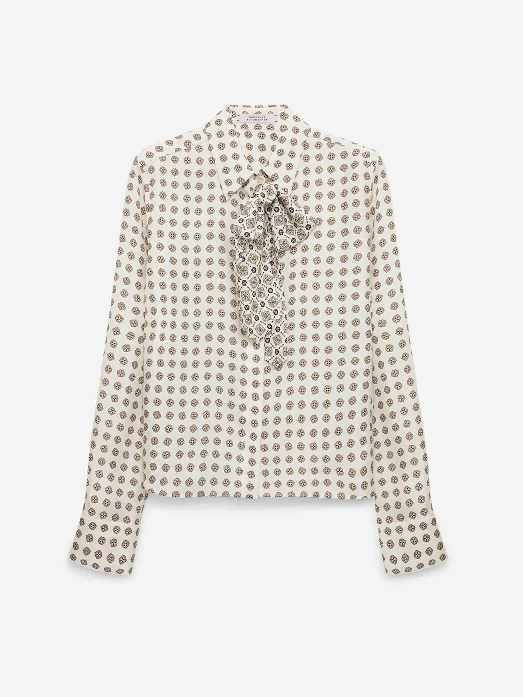 Dorothee Schumacher Mujer Barcelona Blusa Seda Estampada color Crema sku 701-002432 01 - Foto 1