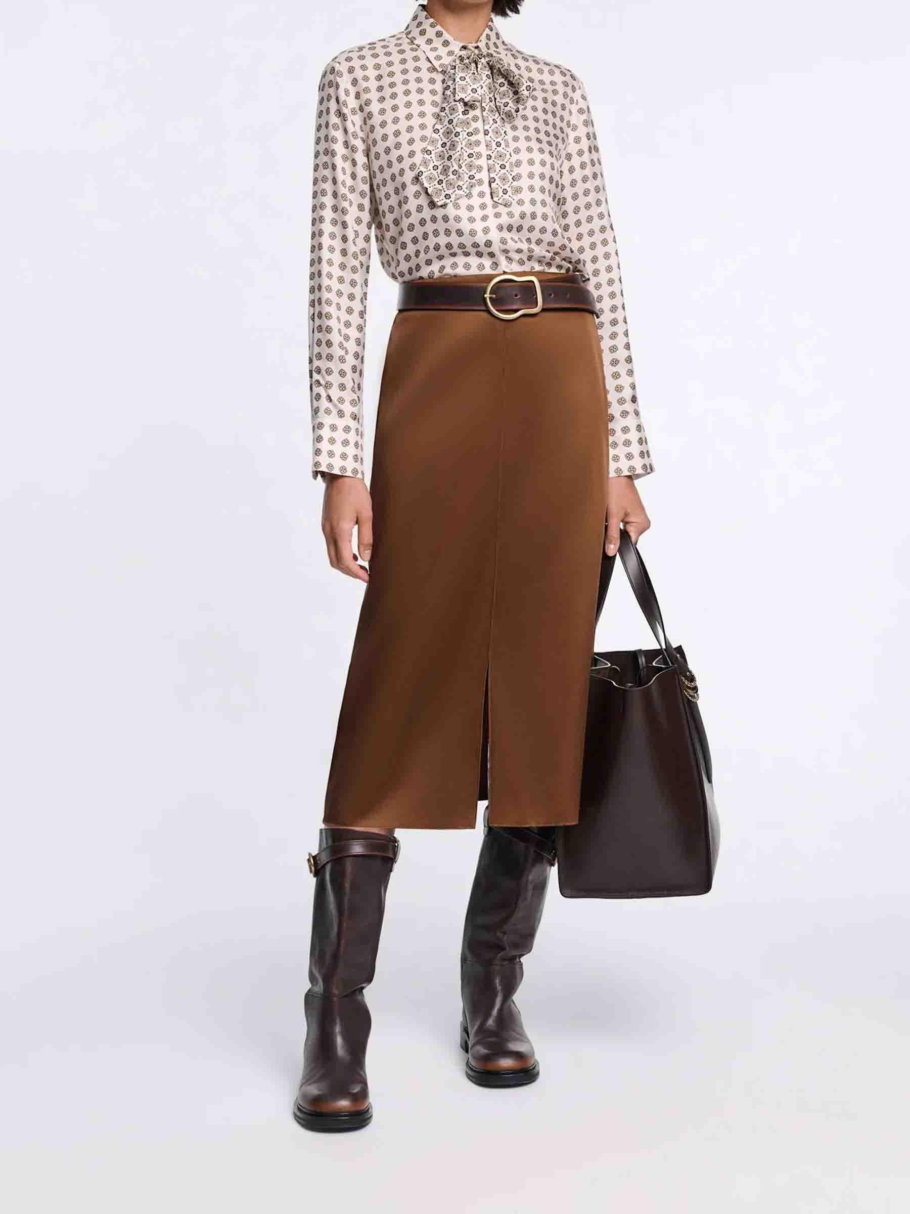 Dorothee Schumacher Mujer Barcelona Blusa Seda Estampada color Crema sku 701-002432 01 - Foto 2