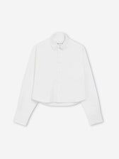 Ami Paris  Barcelona Camisa Casual Cropped color Blanco sku 701-002433 01 - Foto 1