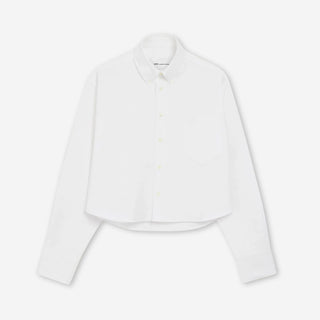 Ami Paris  Barcelona Camisa Casual Cropped color Blanco sku 701-002433 01 - Foto 1