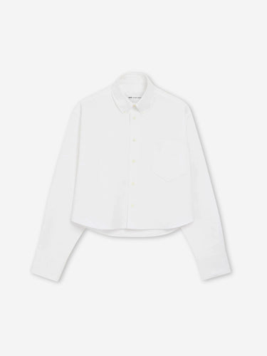 Ami Paris  Barcelona Camisa Casual Cropped color Blanco sku 701-002433 01 - Foto 1