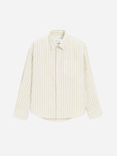 Ami Paris Mujer Barcelona Camisa Boxy Rayas color Blanco sku 701-002434 01 - Foto 1