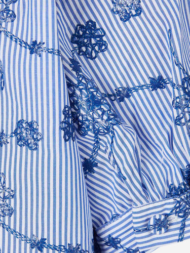Silvia Tcherassi Mujer Barcelona Blusa Ileana color Azul sku 701-002436 01 - Foto 3