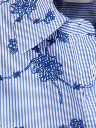 Silvia Tcherassi Mujer Barcelona Blusa Ileana color Azul sku 701-002436 01 - Foto 4