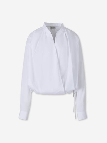 Dries Van Noten Mujer Barcelona Blusa Casual Lisa color Blanco sku 701-002443 01 - Foto 1