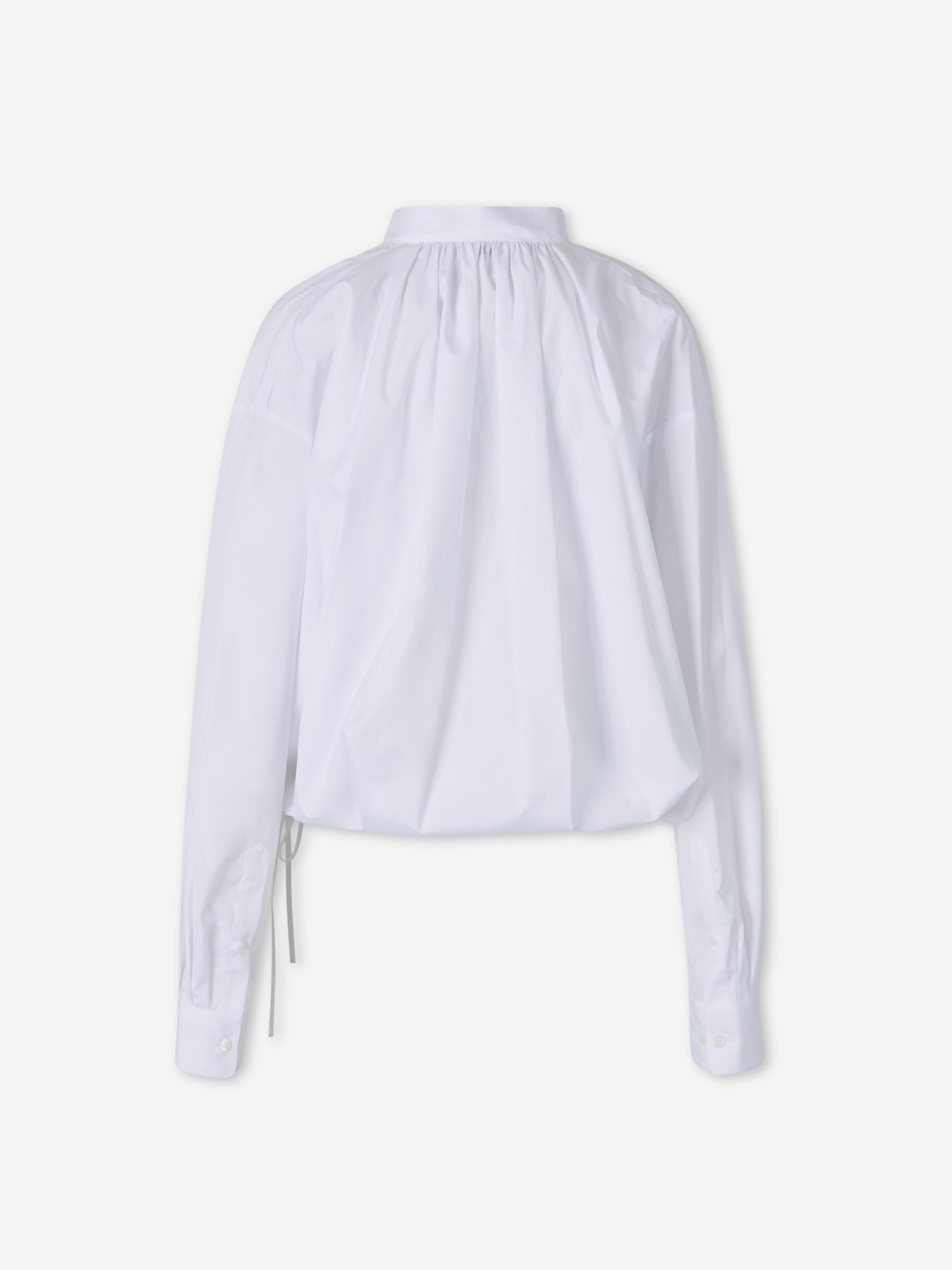 Dries Van Noten Mujer Barcelona Blusa Casual Lisa color Blanco sku 701-002443 01 - Foto 2