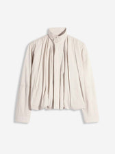 Lemaire Mujer Barcelona Chaqueta Plisada Satén color Crema sku 701-002447 01 - Foto 1