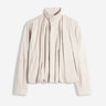 Lemaire Mujer Barcelona Chaqueta Plisada Satén color Crema sku 701-002447 01 - Foto 1