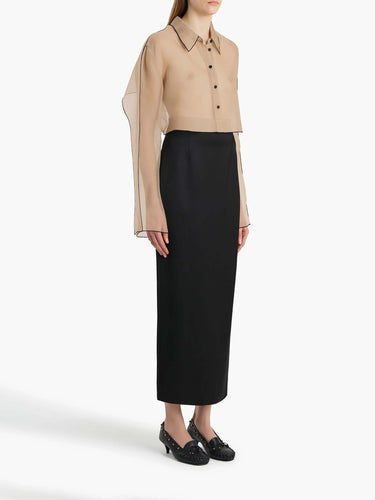 Khaite Mujer Barcelona Blusa Fritz color Beige sku 701-002449 01 - Foto 2