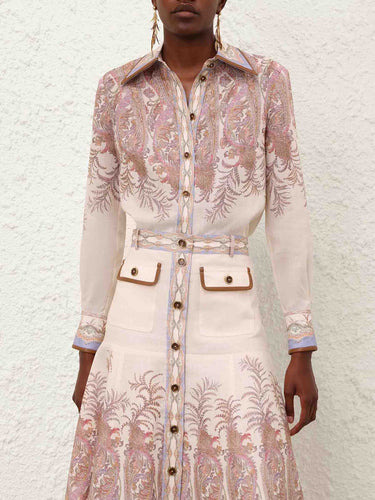 Zimmermann Mujer Barcelona Camisa Alchemy color Multicolor sku 701-002451 01 - Foto 4