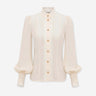 Zimmermann Mujer Barcelona Blusa Lisa Ribete color Blanco sku 701-002453 01 - Foto 1