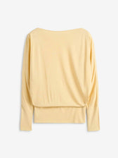 TOTEME Mujer Barcelona Camiseta Cuello Barco color Amarillo Claro sku 701-002456 01 - Foto 1