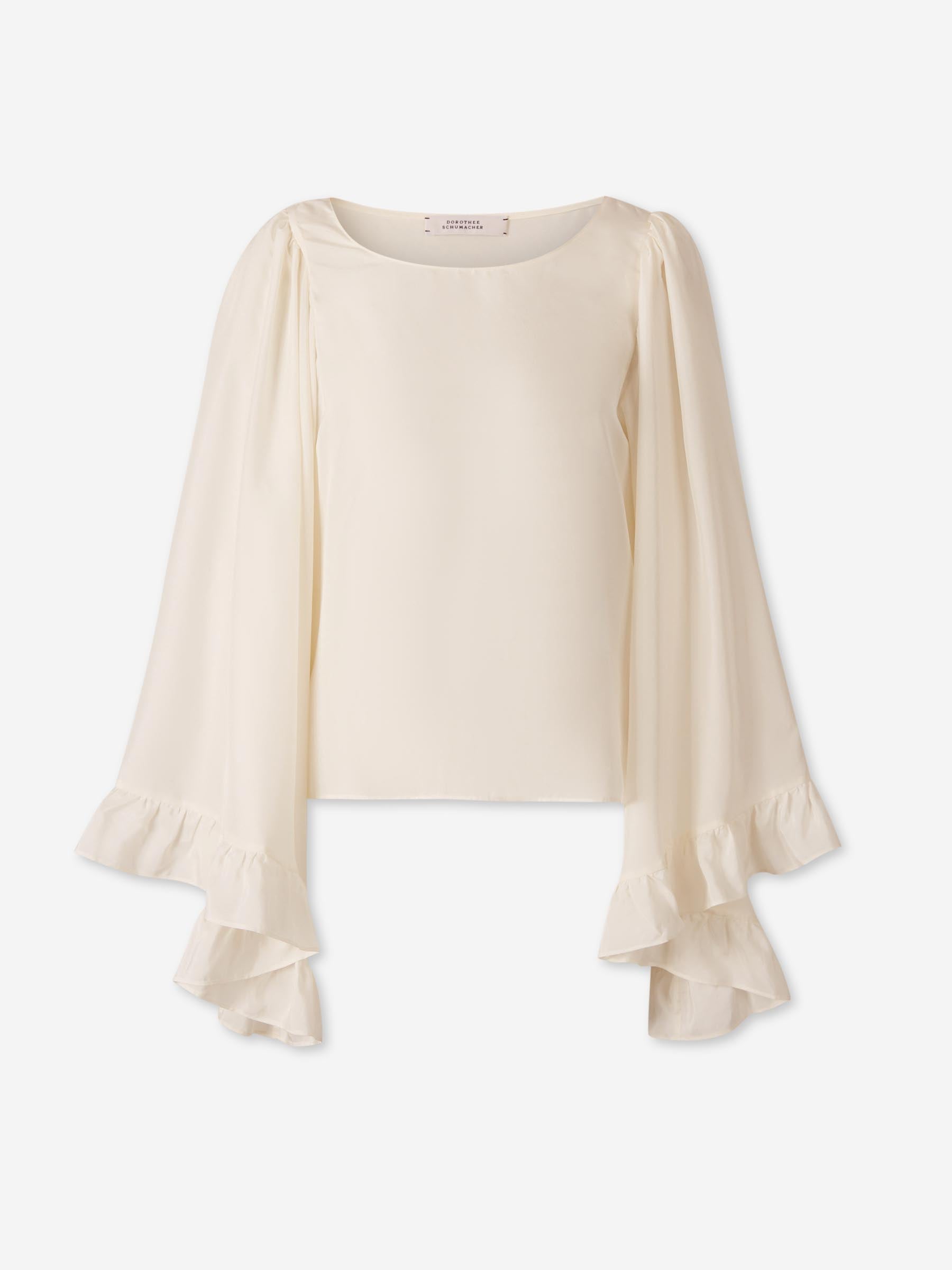 Dorothee Schumacher Mujer Barcelona Blusa Lisa Seda color Marfil sku 701-002463 01 - Foto 1