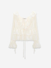 Dorothee Schumacher Mujer Barcelona Blusa Volantes Seda color Blanco sku 701-002464 01 - Foto 1
