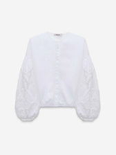 Dorothee Schumacher Mujer Barcelona Blusa Bordada Algodón color Blanco sku 701-002466 01 - Foto 1