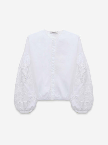 Dorothee Schumacher Mujer Barcelona Blusa Bordada Algodón color Blanco sku 701-002466 01 - Foto 1