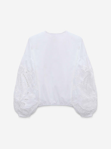 Dorothee Schumacher Mujer Barcelona Blusa Bordada Algodón color Blanco sku 701-002466 01 - Foto 3