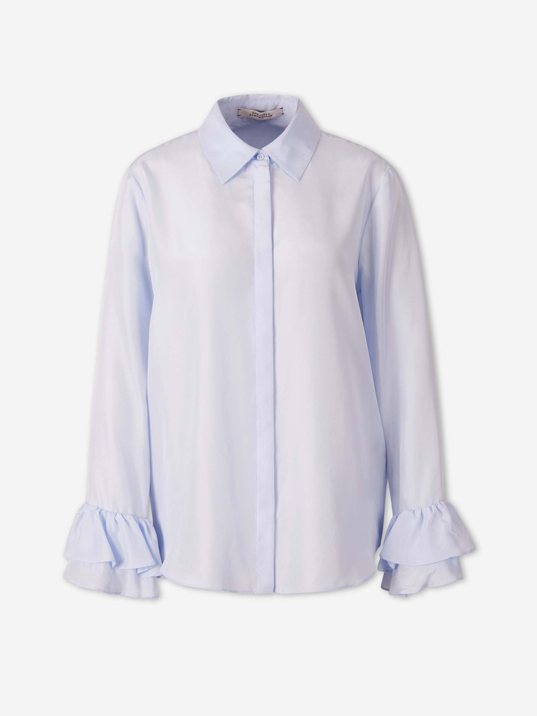 Dorothee Schumacher Mujer Barcelona Camisa Lisa Seda color Azul sku 701-002467 01 - Foto 1