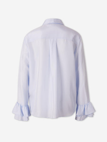 Dorothee Schumacher Mujer Barcelona Camisa Lisa Seda color Azul sku 701-002467 01 - Foto 2