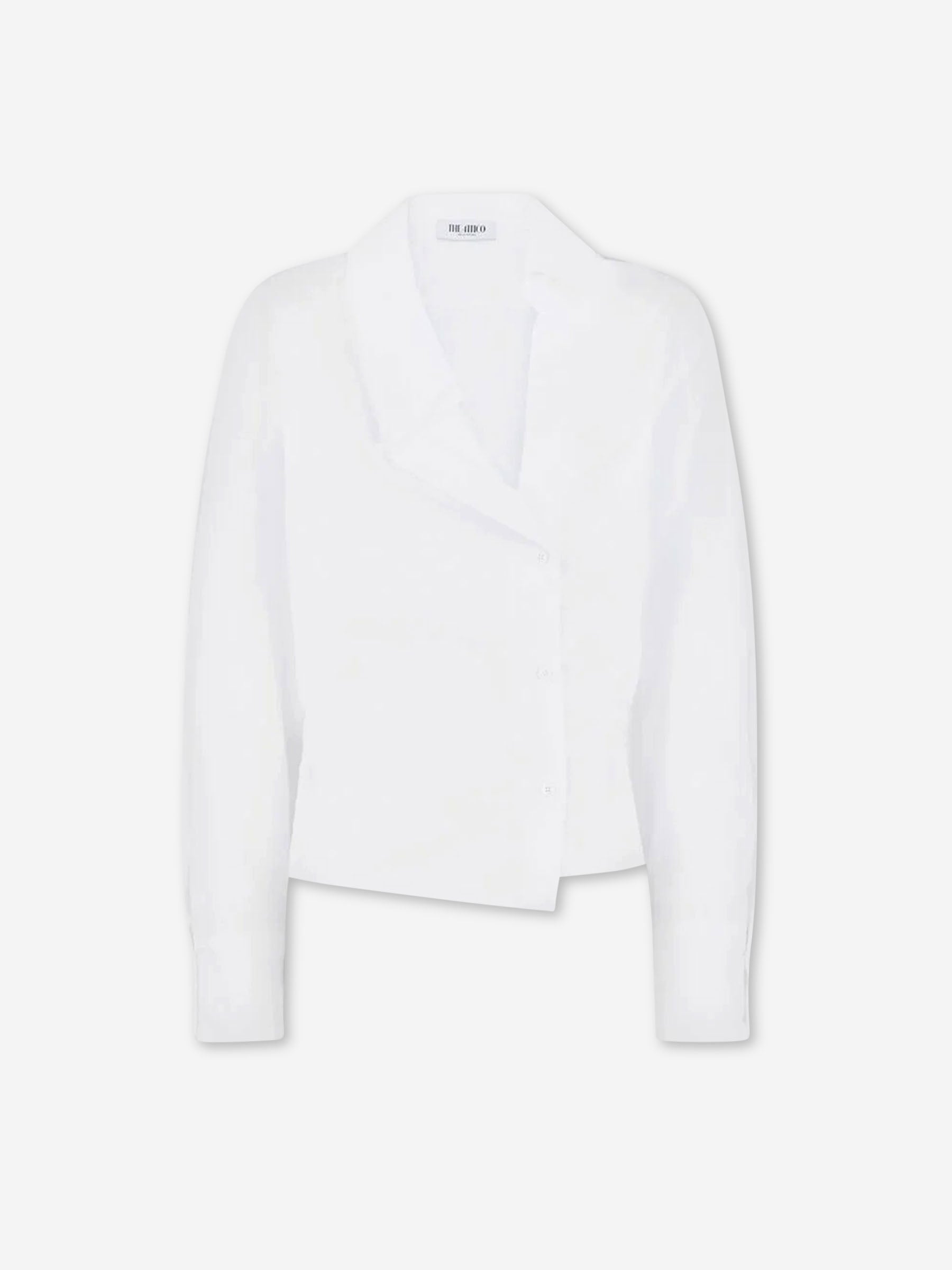 The Attico  Barcelona Camisa Asimétrica Lisa color Blanco sku 701-002472 01 - Foto 1