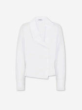 The Attico  Barcelona Camisa Asimétrica Lisa color Blanco sku 701-002472 01 - Foto 1
