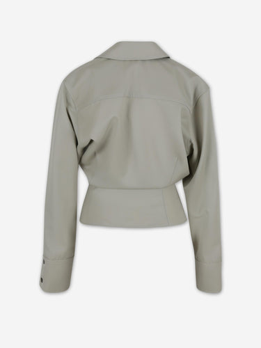 The Attico Mujer Barcelona Blusa Casual Asimétrica color Beige sku 701-002473 01 - Foto 2