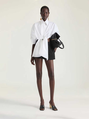 Givenchy Mujer Barcelona Camisa Asimétrica color Blanco sku 701-002477 01 - Foto 2